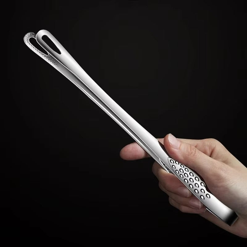 Stainless Steel Kitchen Tongs for Barbecue, Grill, Cooking, Salad, Meat, Buffet, and BBQ Tools – Versatile Food Tongs Clip