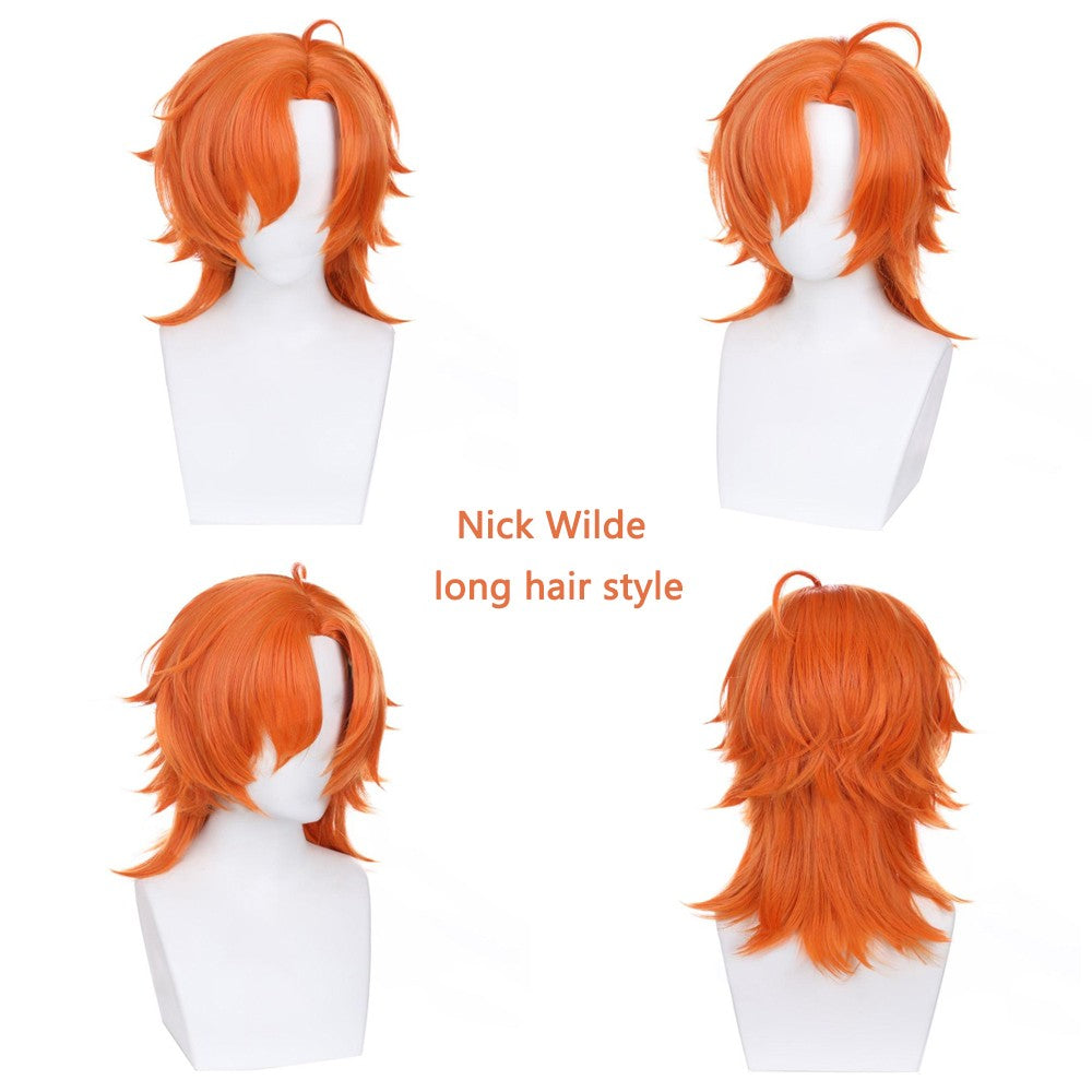 Zootopia 2: Judy And Nick Cosplay Synthetic Hair For Both Men And Women, Suitable For Daily Party Anime Role-Playing Wigs