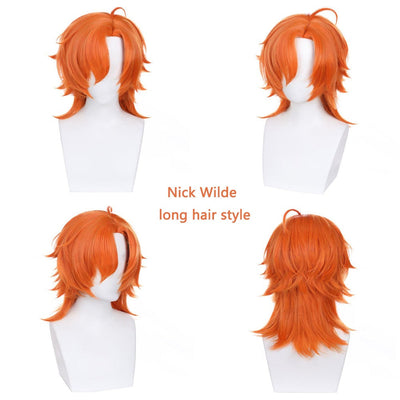 Zootopia 2: Judy And Nick Cosplay Synthetic Hair For Both Men And Women, Suitable For Daily Party Anime Role-Playing Wigs