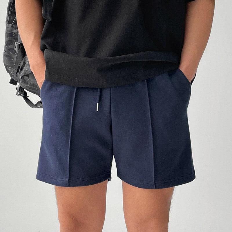 Korean Version of Fitness Sports Cotton Shorts Men's Casual Outdoor Versatile Hip-hop Stretch Breathable Five-point Pants