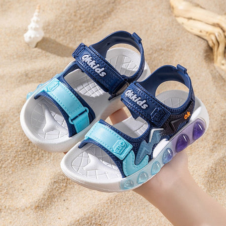 New Summer Children's Soft Soled Sandals Anti Slip Breathable For Boys And Girls Water Wading Baby Beach Sandals