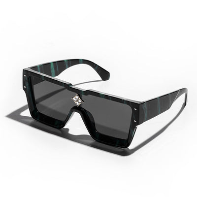 Ruiao Retro Black Millionaire Shades Luxury Sunglasses 2025 For Men Designer Famous Brand Square Sun Glasses Man Women Sunglass