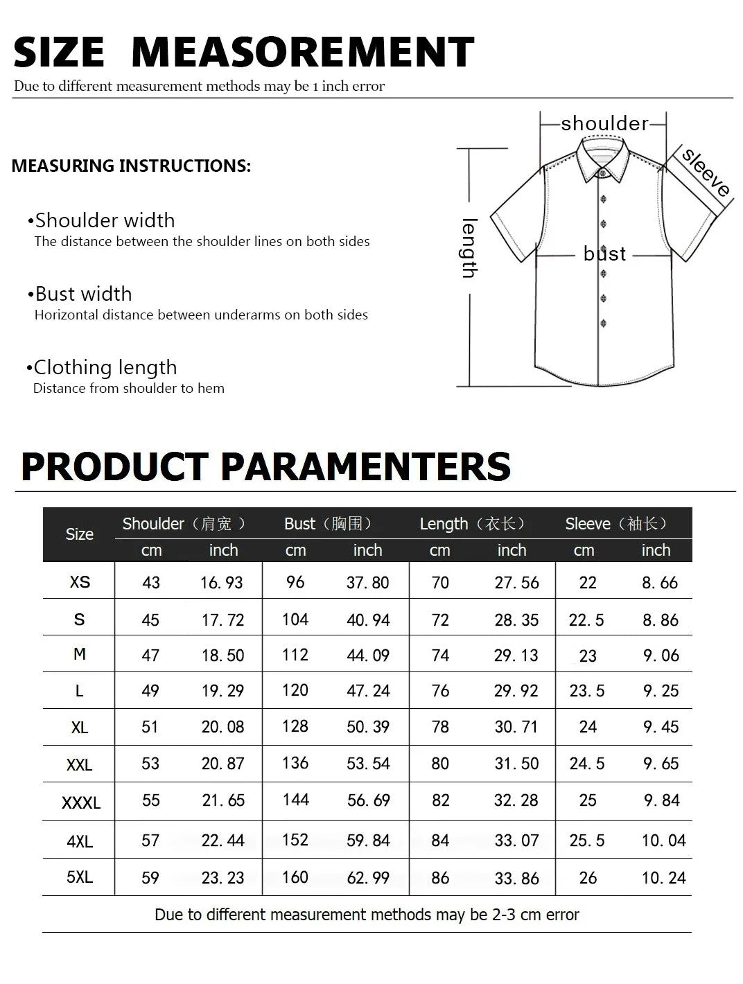 2024 Summer Shirt Men Hawaiian Men Short Sleeve Love Button Lapel Shirt Print Men Beach Travel Leisure Oversized XS-5XL
