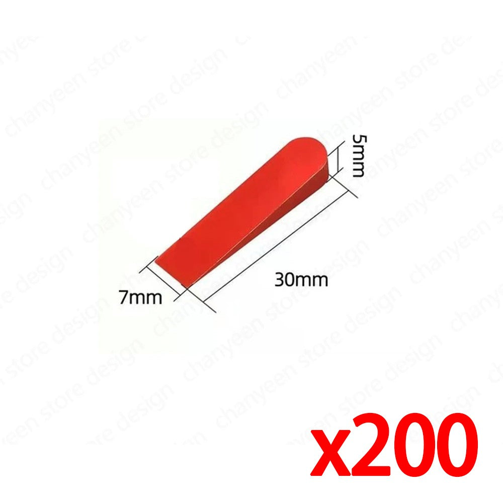 100-400Pcs Reusable Tile Leveling System Position Clips Ceramic Spacers Wedge for Wall Floor Fixing Gap Construction Tools