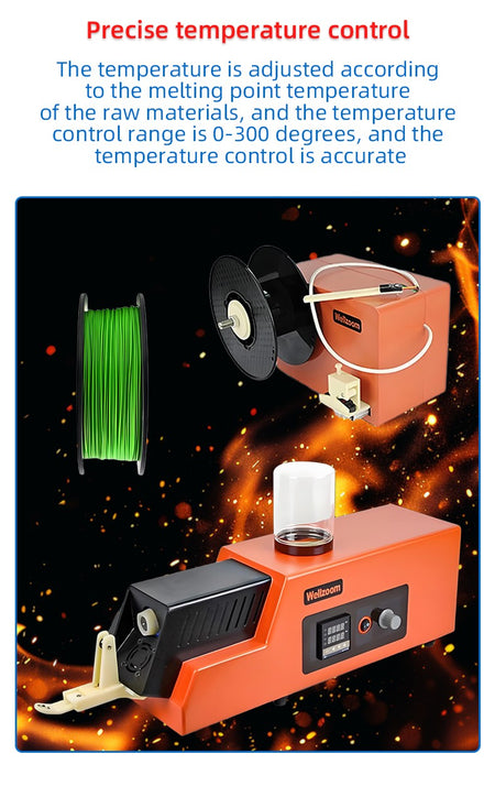 3D Printing Consumables Extruder 3D Filament Maker Desktop Filament Extruder 1.75mm 3mm Speed Adjustable Extrusion Machine