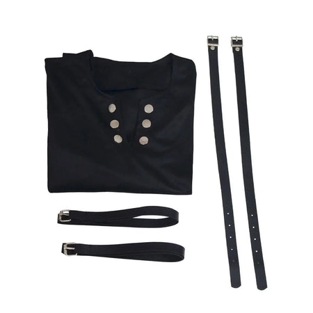 Michael Jackson cosplay Costume BAD Punk Jacket Black Slim BAD Jacket Costume T-shirt Belt Clothing Adore Stars Impersonator