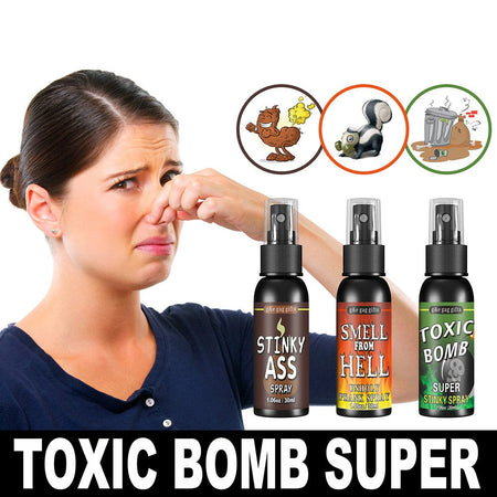 30ml Fart Spray Party Supplies Plastic Liquid Fart Gag for Adults Kids Terrible Stinky Fart Spray Non Toxic Halloween Funny Toys