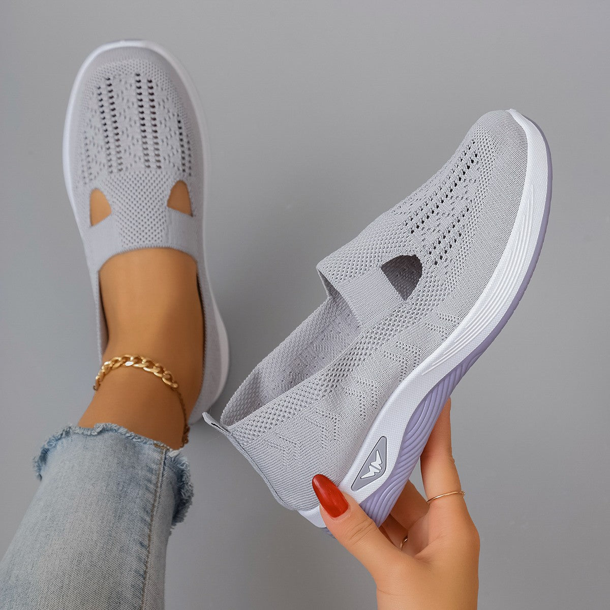 Women's summer breathable mesh flat shoes women's shoes casual sneakers shoes, clearance free shipping