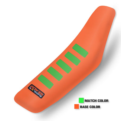 Powerzone Rib Ribbed Gripper Seat Cover in Waterproof Set Protection Antislip Upset Apply to For SXF EXC KXF CRF YZF WR TC TE
