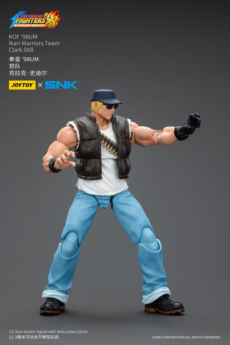 Warhammer SNK 1/18 Action Figures KOF 98UM Ikari Warriors Team Leona Heidern Ralf Jones Clark Still Stage Base-Japan Street