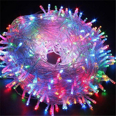 Outdoor LED String Lights Garland 110/220V 10-100M Waterproof Fairy Light Christmas Wedding Party Holiday Gardening Decoration
