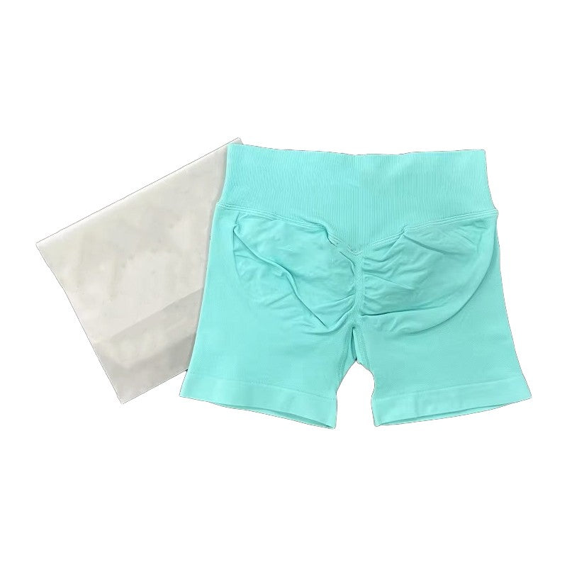 D-logo Impact Shorts Seamless Scrunch Bum Workout Gym Shorts Low Ribbed Waist Band Yoga Short Booty Hight Stretch Running shorts