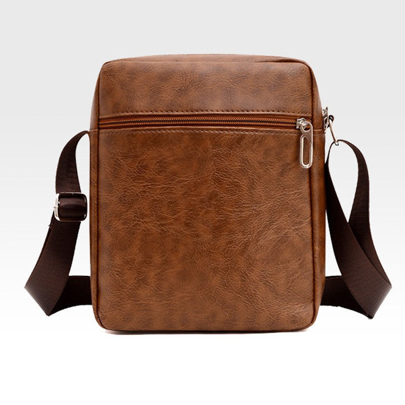 Men's PU Leather Crossbody Shoulder Bags High quality Tote Fashion Business Man Messenger Bag  Leather Bags fanny pack