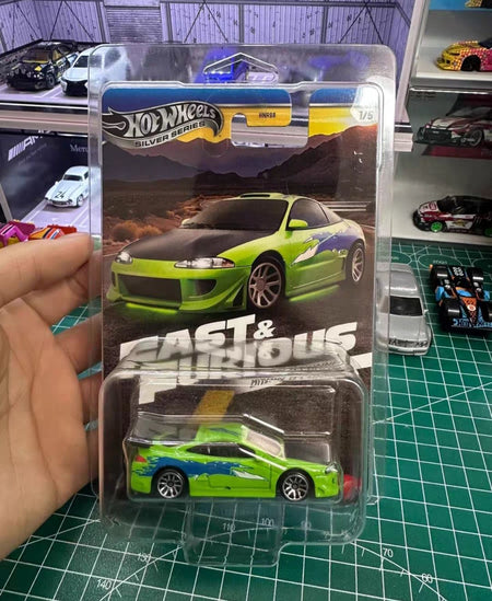 Hot Wheels Fast & Furious Hnr88 Series Alloy Car Model 1/64 Toyota Subaru Mitsubishi Simulation Cars Model Toy Boy Birthday Gift