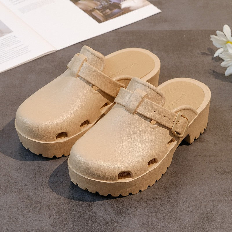 Kidmi New Women's Sandals Platform Beach Sandals EVA Flat Sandals Casual Women Shoes Summer Soft Sandals Outdoor Fashion Sandals