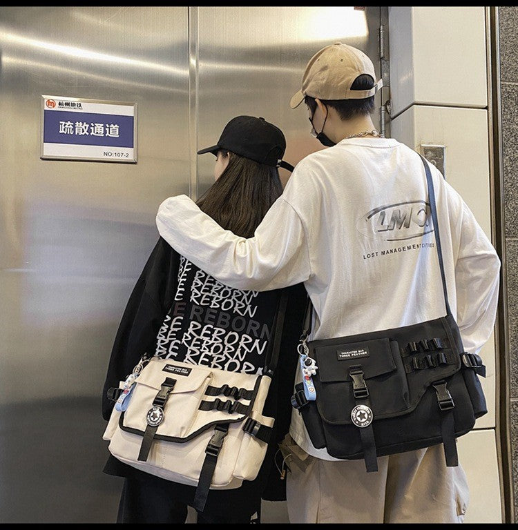Canvas Crossbody Bags for Women 2023 Nylon Men Postman Student Shoulder Messenger Bag Large Satchel Fashion Bookbag Big Handbags