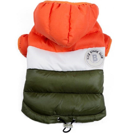 Winter Padded Dog Down Jacket Warm Soft Dog Clothes Fashion Puppy Jacket Cute Solid Cat Coat Pet Outfits French Bulldog Clothes