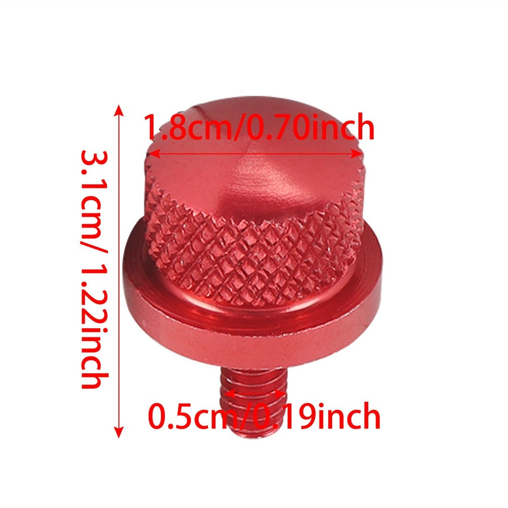 Motorcycle Rear Fender Seat Bolt Tab Screw Mount Knob Cover For Harley Sportster XL Touring Dyna Softail Street Glide 1996-2023