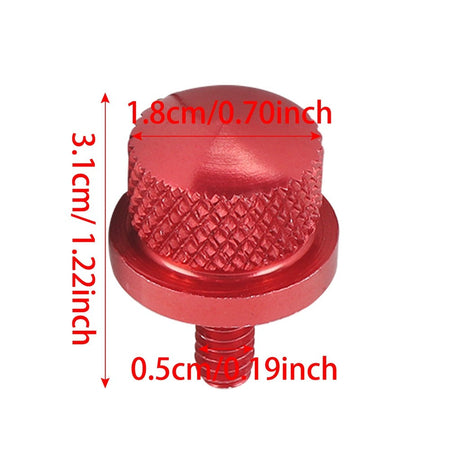 Motorcycle Rear Fender Seat Bolt Tab Screw Mount Knob Cover For Harley Sportster XL Touring Dyna Softail Street Glide 1996-2023
