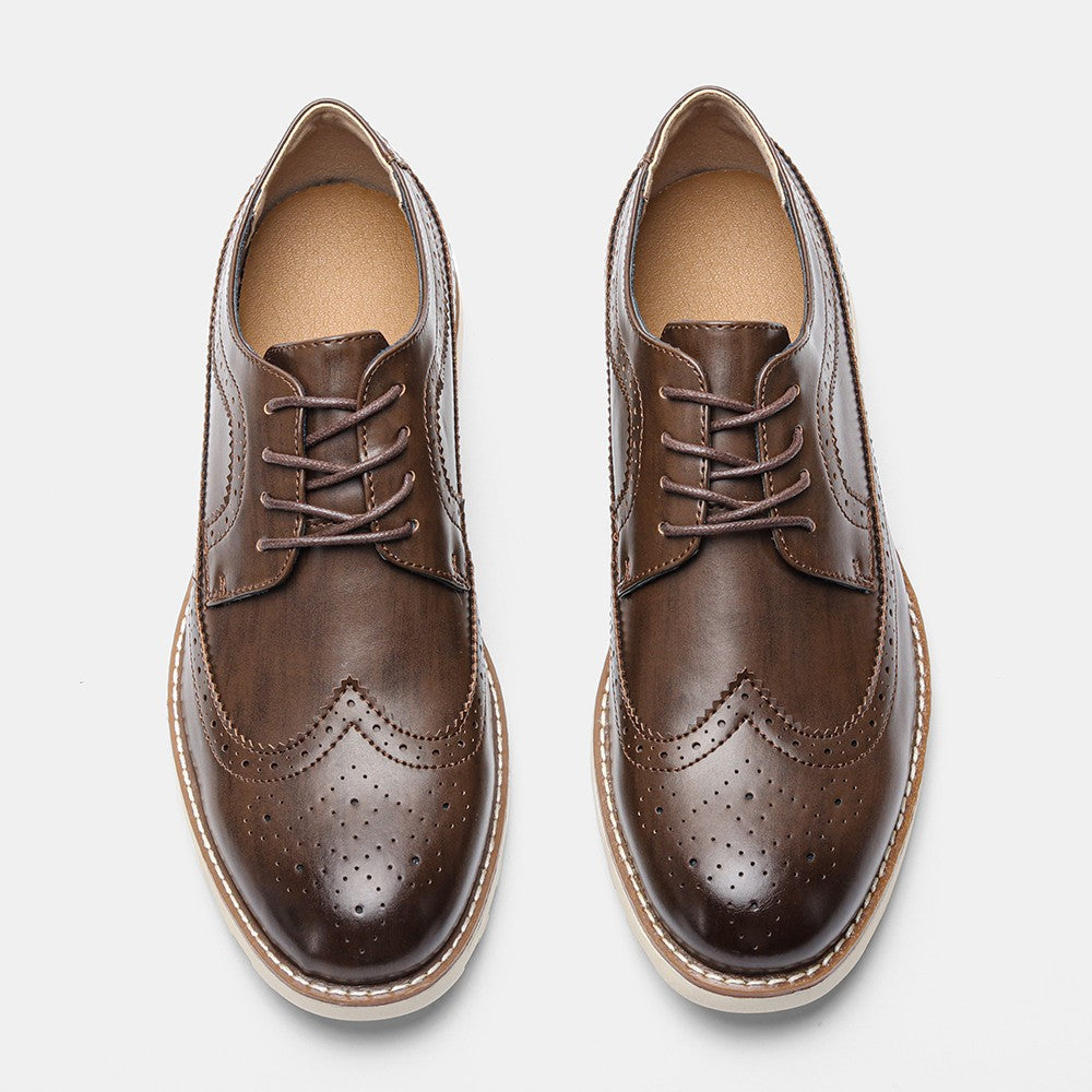 Brogue Men Casual Shoes Fashion Comfortable Shoes 2023 Brand Men shoes