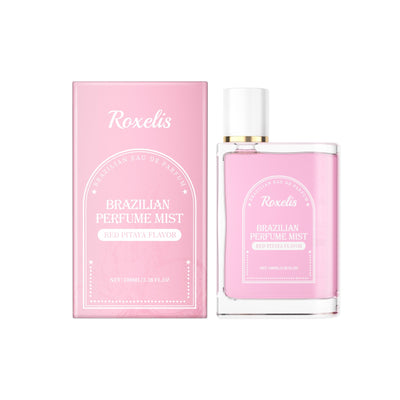 Roxelis 100ml Brazilian Style Perfume Light Fragrance Red Pitaya Jasmine Scent Fresh Long Lasting Aroma Dating Flirting Perfume