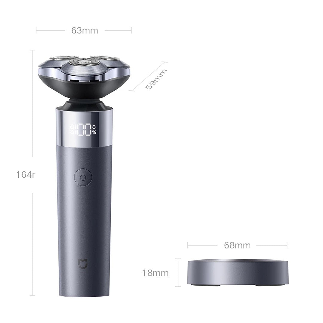 Mijia Electric Shaver S302 LED Digital Display IPX7 Waterproof 800mAh Tpye-C Rechargeable Razor Shaver for Men