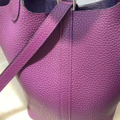 Mendy 22 CM Large size Top Quality Bucket Bags Women's Bag Lady Luxury Designer High End Bag TC Cowhide Golden Sliver