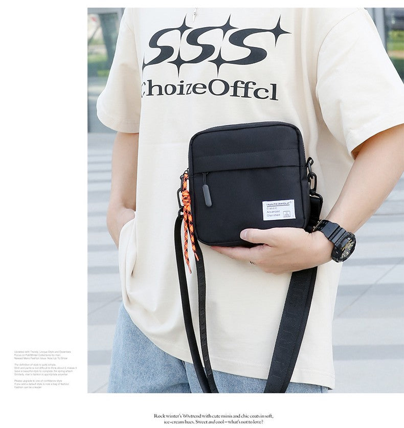 Luxury Brand Casual Mini Crossbody Bag For Phone Bag Men Messenger Bag Male Small Side Shoulder Bag Light Boy Oxford Chest Bag