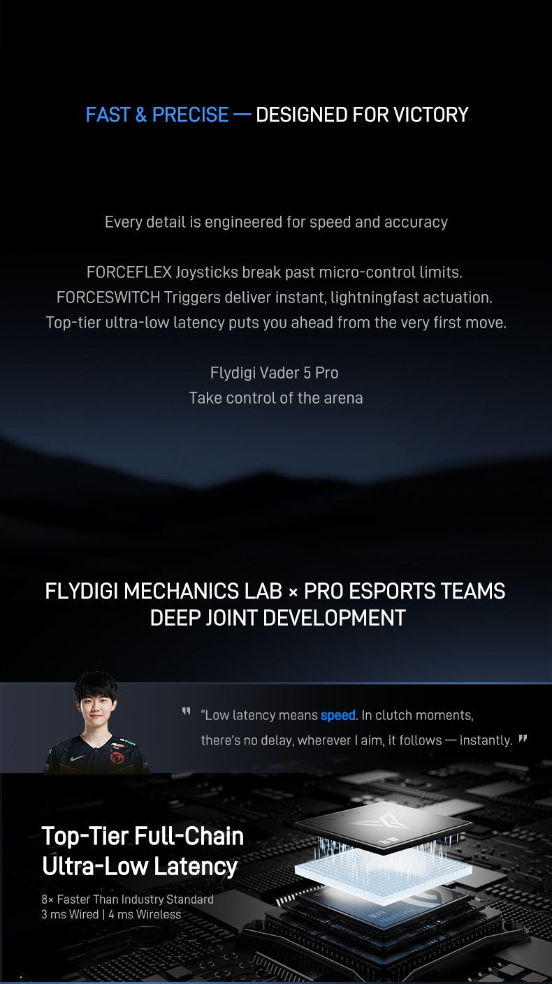 In Stock Flydigi Vader 5 Pro V2 Global Version Wireless Bluetooth Gamepad Controller Multi-Platform for PC NS2 Mobile Steam