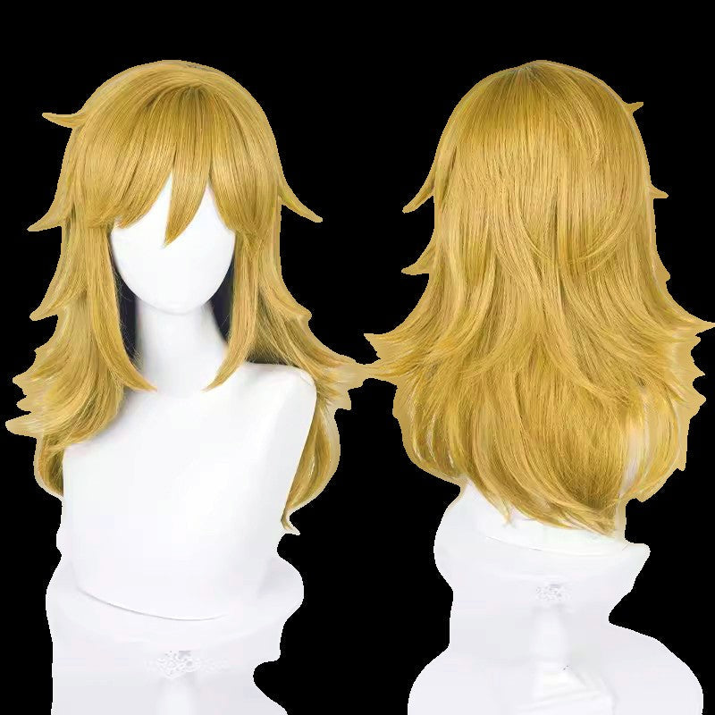 High Quality Link Wig Cosplay  Blonde Brown Wig Cosplay Anime Wigs Heat Resistant Synthetic Wigs Halloween Wigs