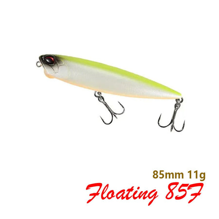 85mm 11g Floating Pencil Fishing Lure Topwater Walking the Dogs Freshwater Swimbait Wobbler for Pike Bass Artificial Hard Baits