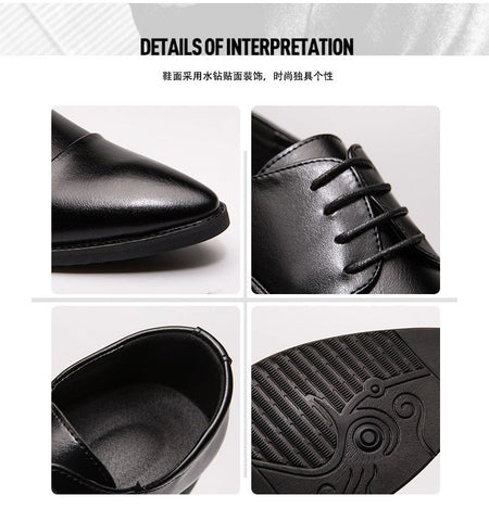 Classic Oxford Leather Shoes For Men Casual Business Wedding Shoes High Quality Men's Dress Formal Social Leather Shoes Male