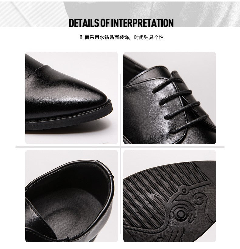 Classic Oxford Leather Shoes For Men Casual Business Wedding Shoes High Quality Men's Dress Formal Social Leather Shoes Male
