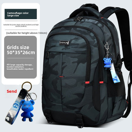 2025 new camouflage Outdoor travel backpack for men 2 size Rucksack for male High capacity school bag for college student Boys