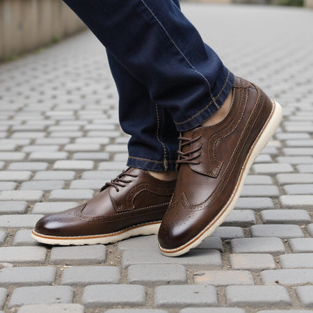 Brogue Men Casual Shoes Fashion Comfortable Shoes 2023 Brand Men shoes