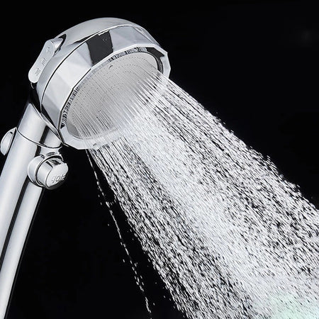3 Spray Setting with ON/OFF Pause Switch 360 Degrees Rotating Handheld Shower Head Adjustable Water Saving Shower Head