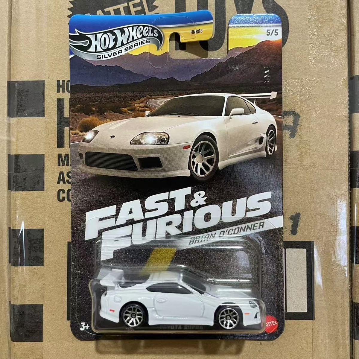 Hot Wheels Fast & Furious Hnr88 Series Alloy Car Model 1/64 Toyota Subaru Mitsubishi Simulation Cars Model Toy Boy Birthday Gift