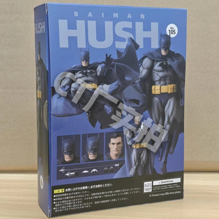 CT Toys Batman Mafex 126 Blue 1/6 Scale Action Figure DC Batman Shf Anime Collectible Figurine for Kids And Collectors Xmas Gift
