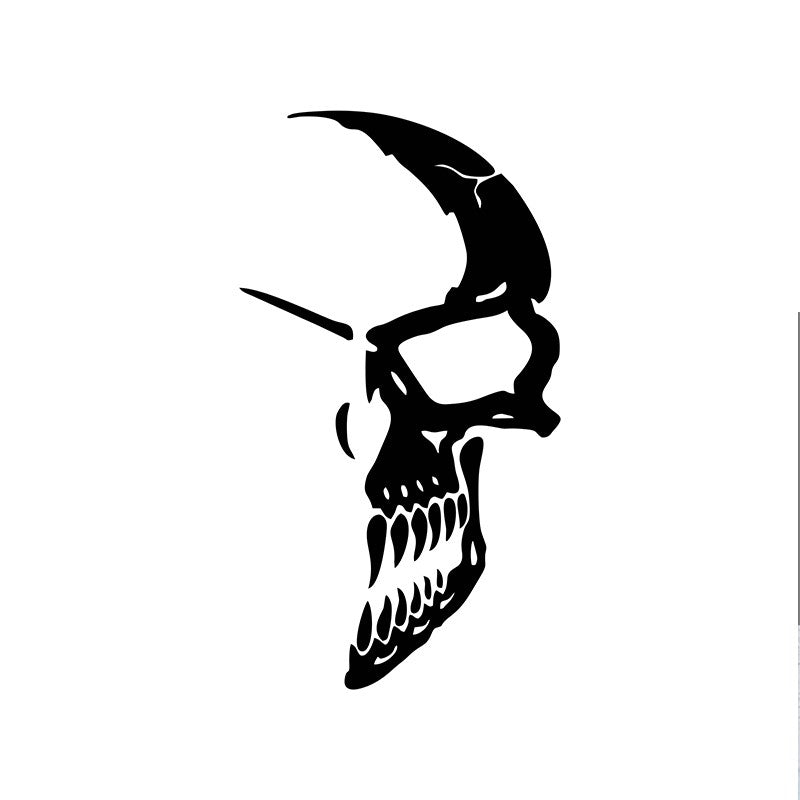 Harley 883 Motorcycle Decal Personalized Sticker Devil Trend Marvel Punisher Fuel Tank Motorcycle Reflective Sticker