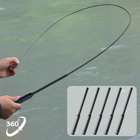 Telescopic Pocket Fishing Rod Extendable Ice Fishing Pole 1.3/1.5/1.8/2.0/2.2m Fishing Rod for Bass Pike Mini Rockfish Rods ???