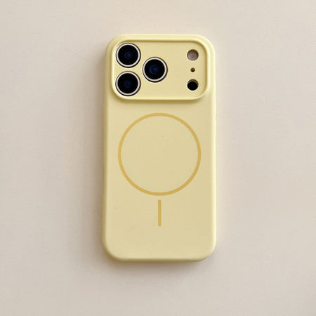 For Magsafe Magnetic Wireless Charging Solid Color Silicone Phone Case For iPhone 17 Pro Max/17/17 Pro Air Bumper Back Cover