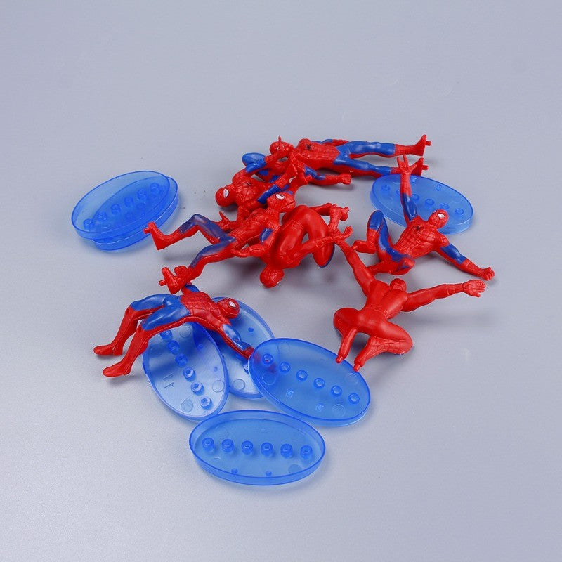 Marvel Spiderman 7pcs/Set Action Figure Model Toys Anime Avengers Spidermans Colletion Cake Decoration Toys for Kid Gifts 8-10cm