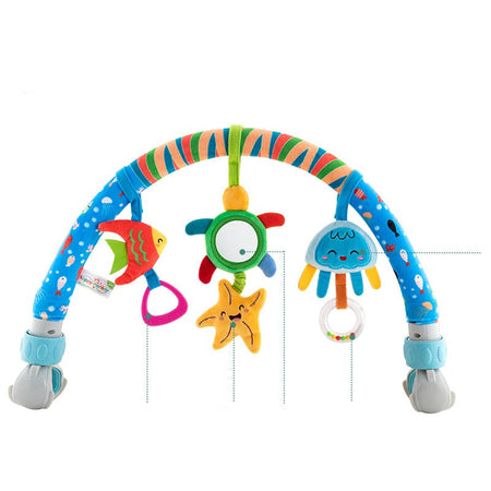Baby Toy Toddler Cribs Cradles Hanging Bell Baby Stuff Newborn Stroller Stroller Play Arch Bed Toys for Babies 0 12 Months