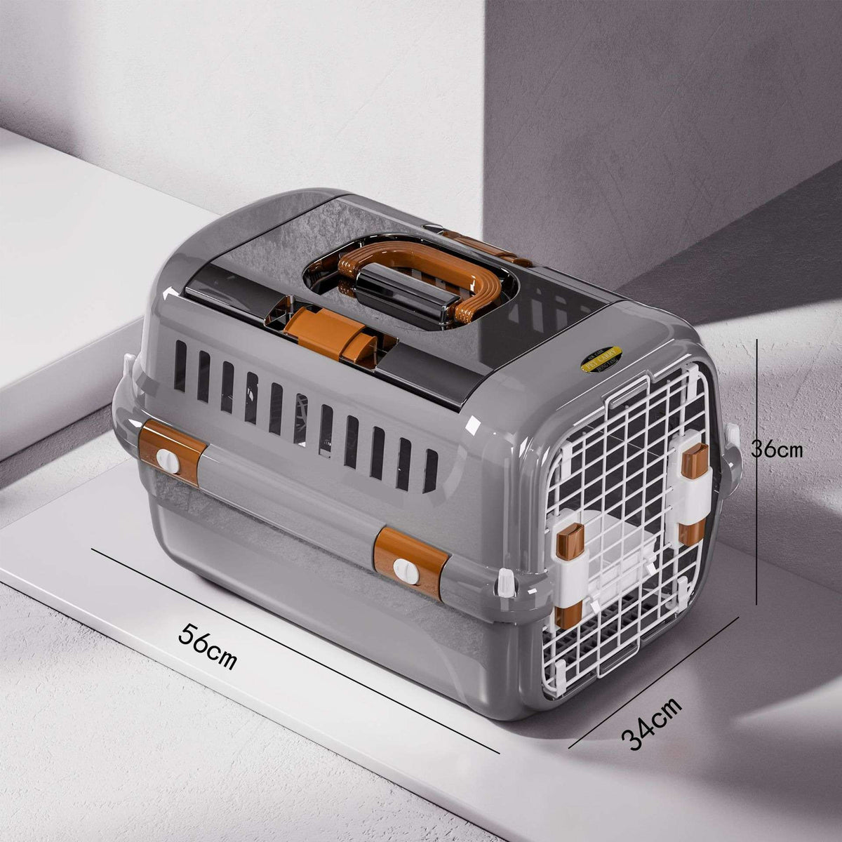 2025 New Cat Carrier Airline Approved,Portable Pet Carrier TSA Approved for Travel,Anti-Anxiety Outdoor Cat Bag for Car,Home Use