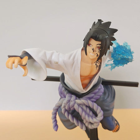Naruto Sasuke Anime Action Figure Toys 20CM Uchiha Cartoon PVC Figurine Collection Desk Decoration Model Dolls Birthday Gifts