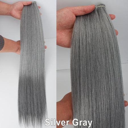 Russia Straight Hair Weave Bundles 65cm 200G Fiber Synthetic Hair Extensions Bio Protein Heat Resistant Ponytail Cosplay Hair