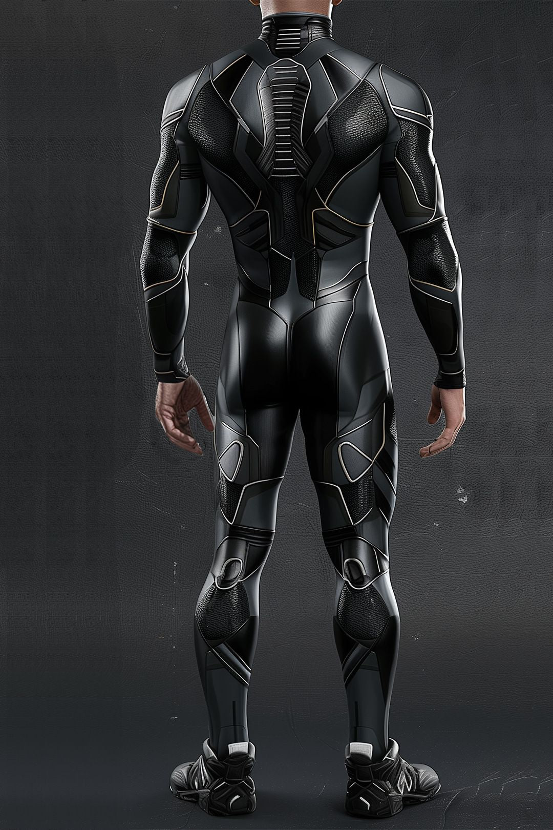 CyberPunk Futuristic Mechanical Armour Jumpsuit Cool Fighter Cosplay Bodysuit Steampunk Costume Halloween Party Shows Men Zentai