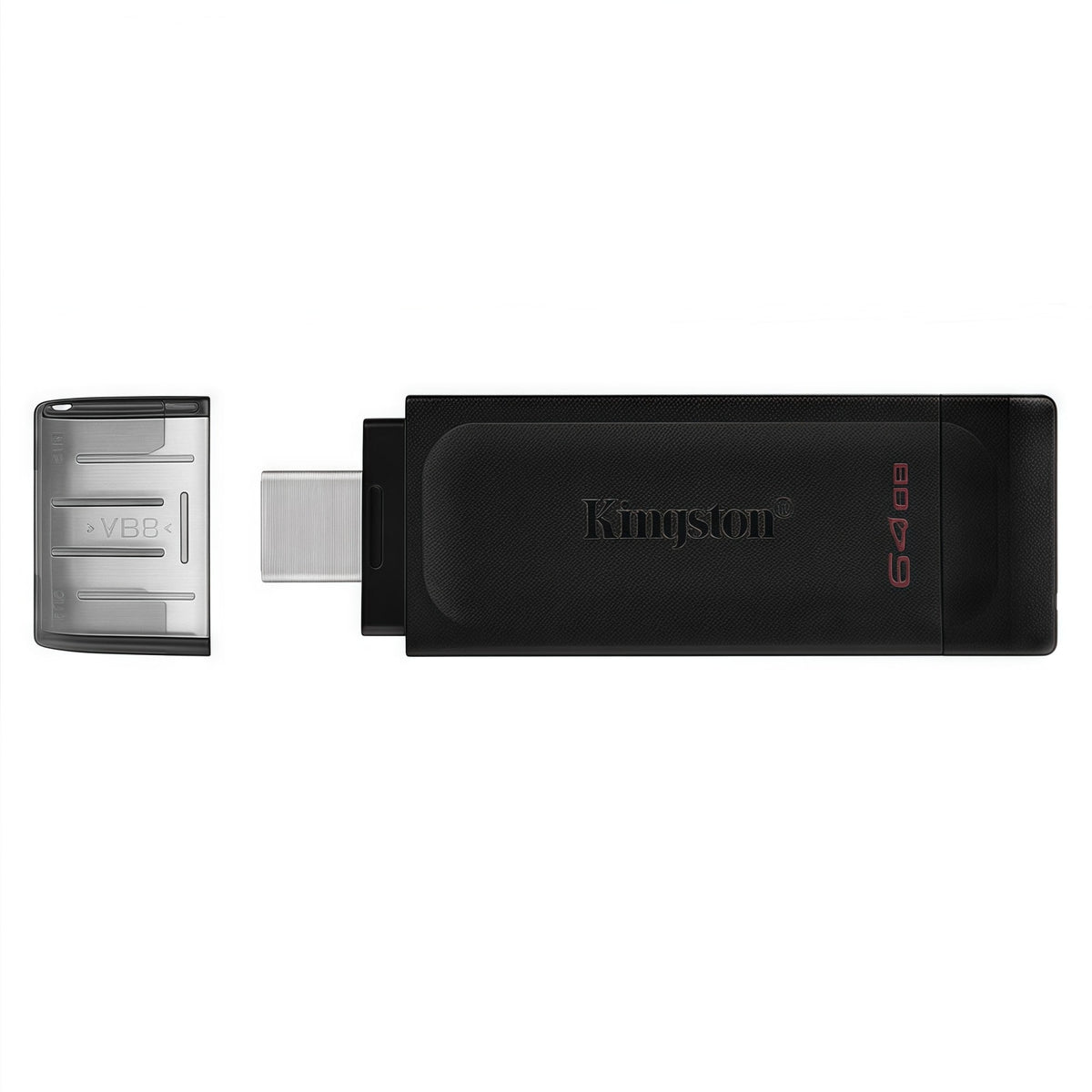 Kingston USB 3.2 Gen1 Type-C High-Capacity USB Flash Drive, Black, Compatible with Android, Apple, Car, Mobile Phones, and PC