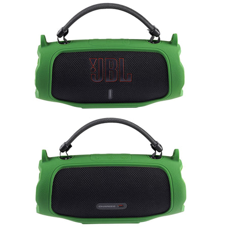 Portable Bluetooth Speaker Carry Silicone Case,Soft Protective Sleeve Cover with Shoulder Strap for JBL Charge 6 Speaker