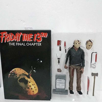 The 13th Figure Toys NECA Friday Freddy Jason Voorhees Blood Action Figure Jason Collectible Model Christmas Halloween Gifts